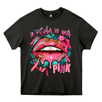 Asphalt in october we wear pink  lips Heavy Core Tee - AdoDesignShop