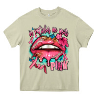 Mossy in october we wear pink  lips Heavy Core Tee - AdoDesignShop
