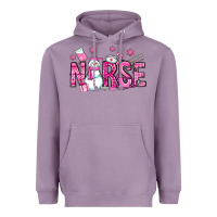 Lavender nurse pink christmas Heavyweight Hoodie - OliviaCreatesArt