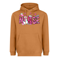 Meerkat nurse pink christmas Heavyweight Hoodie - OliviaCreatesArt