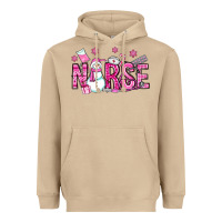 Mushroom nurse pink christmas Heavyweight Hoodie - OliviaCreatesArt