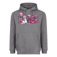 Storm nurse pink christmas Heavyweight Hoodie - OliviaCreatesArt