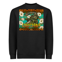 Black louisiana alligator tumbler Heavyweight Sweatshirt - BarkalooDesign