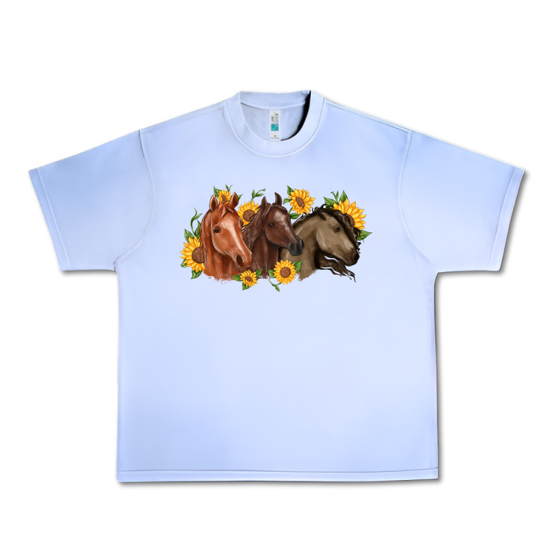 Western Horses Urban Heavy Tee by MaliasSmallBusiness | Teevron