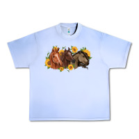 Grape Ice western horses Urban Heavy Tee - MaliasSmallBusiness