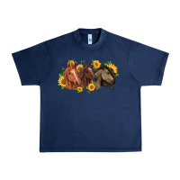Navy western horses Urban Heavy Tee - MaliasSmallBusiness