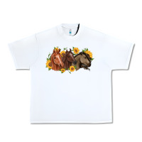 White western horses Urban Heavy Tee - MaliasSmallBusiness