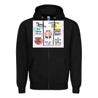 Black it's ok to be not ok Zipper Hoodie - TumblerDesignByShophia