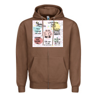 Chestnut it's ok to be not ok Zipper Hoodie - TumblerDesignByShophia