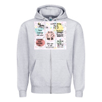 Heather Grey it's ok to be not ok Zipper Hoodie - TumblerDesignByShophia