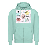 Seafoam it's ok to be not ok Zipper Hoodie - TumblerDesignByShophia
