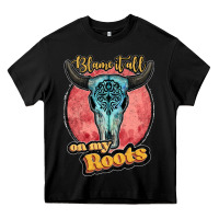 Black blame it all on my roots black Heavy Core Tee - JahusDesignShop