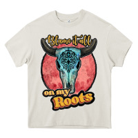 Cream blame it all on my roots black Heavy Core Tee - JahusDesignShop