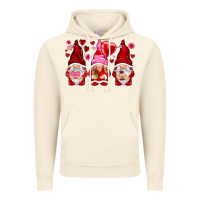 Vintage Artic valentines day gnomies with heart balloon Vintage Hoodie - NancyCooperArtShop