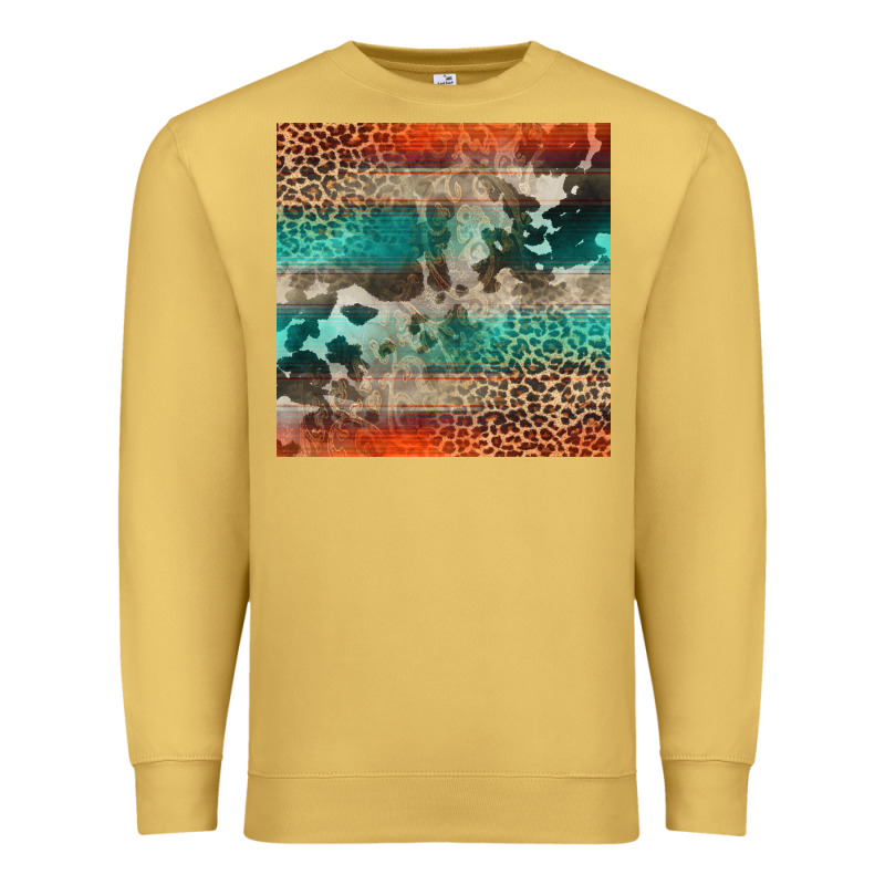 Leopard Cowhide Pattern Premium Sweatshirt by CowCowDesign | Teevron