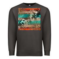 Smoke Leopard Cowhide Pattern Premium Sweatshirt - CowCowDesign