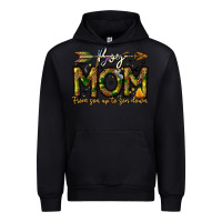 Black Boy Mom From Son Up To Son Down Urban Hoodie - CowhideDigitalArt