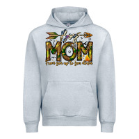 Heather Grey Boy Mom From Son Up To Son Down Urban Hoodie - CowhideDigitalArt