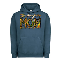 Pigment Midnight Navy Boy Mom From Son Up To Son Down Urban Hoodie - CowhideDigitalArt