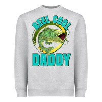 Heather Grey reel cool daddy Heavyweight Sweatshirt - Jasminsmagicworld