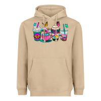 Mushroom tie dye coffee cups Heavyweight Hoodie - OliviaCreatesArt