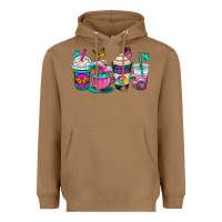 Toasted Coconut tie dye coffee cups Heavyweight Hoodie - OliviaCreatesArt