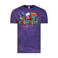 Cloud Purple school counselor Vintage Tee - NancyCooperArtShop
