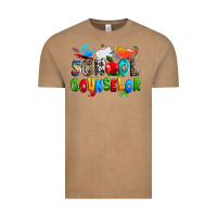 Vintage Coffee school counselor Vintage Tee - NancyCooperArtShop