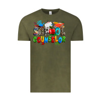 Vintage Olive school counselor Vintage Tee - NancyCooperArtShop