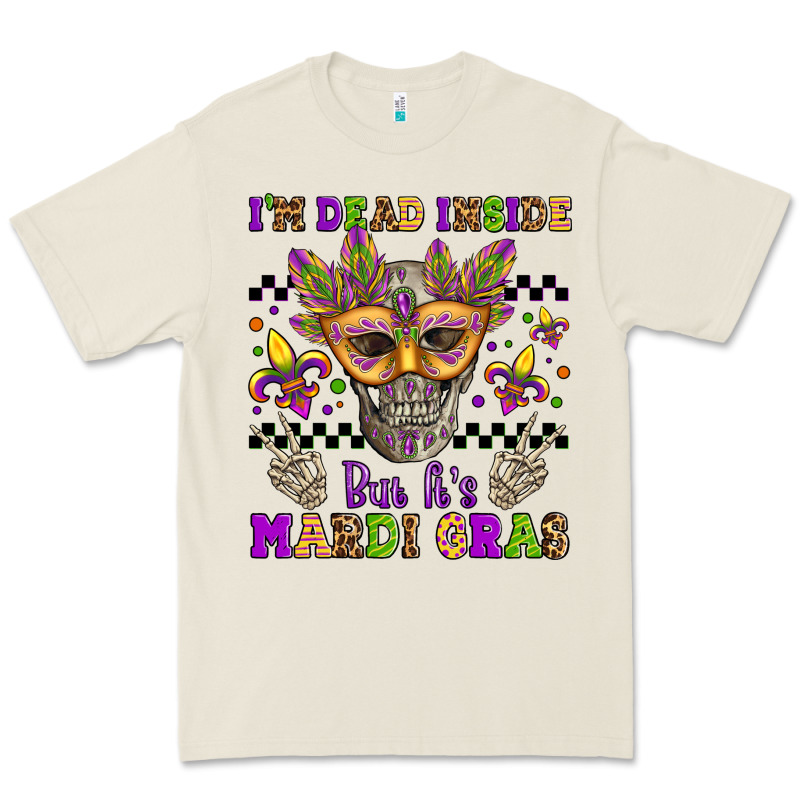 I'm Dead Inside But It's Mardi Gras Premium Tee by Jasminsmagicworld | Teevron
