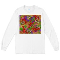White mardi gras crawfish king cake Long Sleeve Tee - RanaPortraitStore