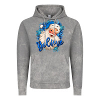 Cloud Rock believe winter christmas santa claus Vintage Hoodie - MaliasSmallBusiness
