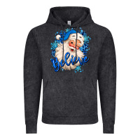 Vintage Black believe winter christmas santa claus Vintage Hoodie - MaliasSmallBusiness