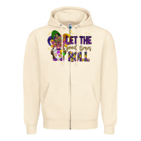 Sandshell Let the good times roll with gnome Zipper Hoodie - HowdyJamesFarm