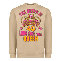 Mushroom the queen is 40 long live the queen Heavyweight Sweatshirt - Jasminsmagicworld