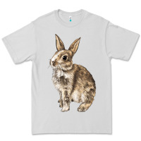 Dove Grey Rabbit Premium Tee - LillyAllenDesigns