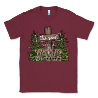 Burgundy the real gift is jesus Classic Tee - CowhideDigitalArt