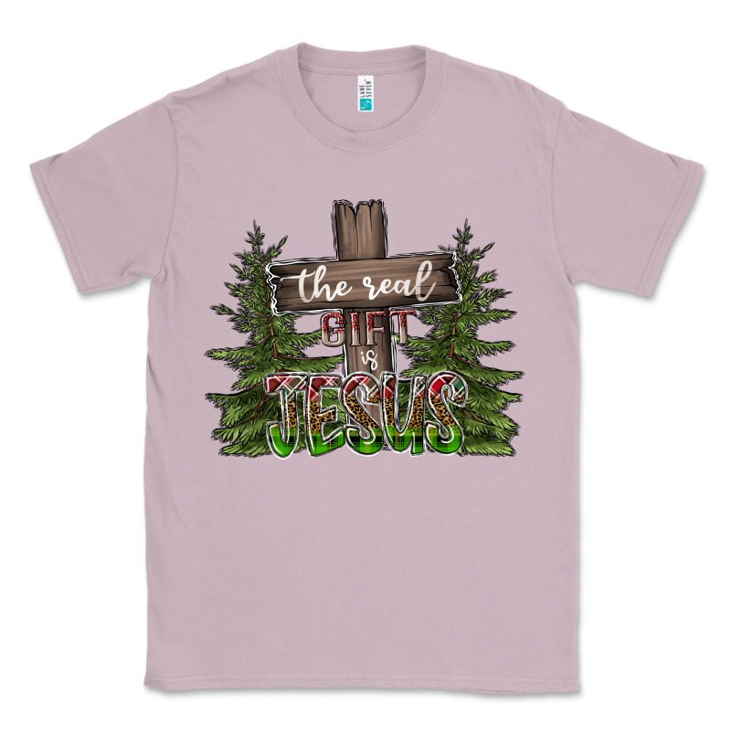 The Real Gift Is Jesus Classic Tee by CowhideDigitalArt | Teevron