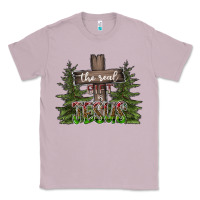 Lilac the real gift is jesus Classic Tee - CowhideDigitalArt