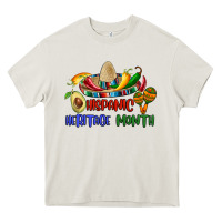 Cream hispanic heritage month Heavy Core Tee - BundleAndBundleShop