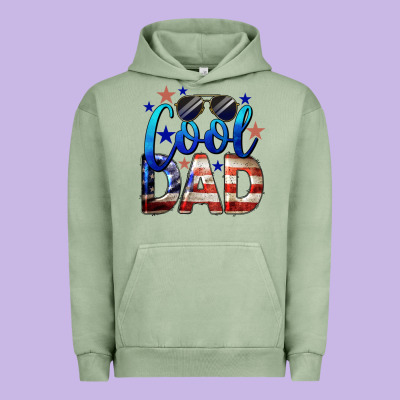 Cool American Dad 4th Of July Urban Hoodie Designed By Lillyallendesigns