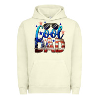 Pigment Pistachio Cool American Dad 4th of July Urban Hoodie - LillyAllenDesigns