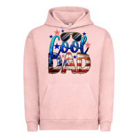 Pigment Salmon Cool American Dad 4th of July Urban Hoodie - LillyAllenDesigns