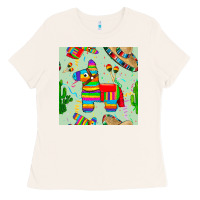 Bone pinata seamless pattern Ladies Tee - BundleAndBundleShop