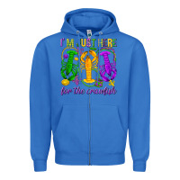 True Royal I'm just here for the Crawfish Zipper Hoodie - HowdyJamesFarm