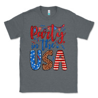 Charcoal Heather party in the usa Classic Tee - JahusDesignShop