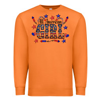 Carrot All American Girl Premium Sweatshirt - CowCowDesign