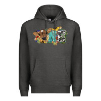 Charcoal Heather One baby Cow Premium Hoodie - HowdyJamesFarm