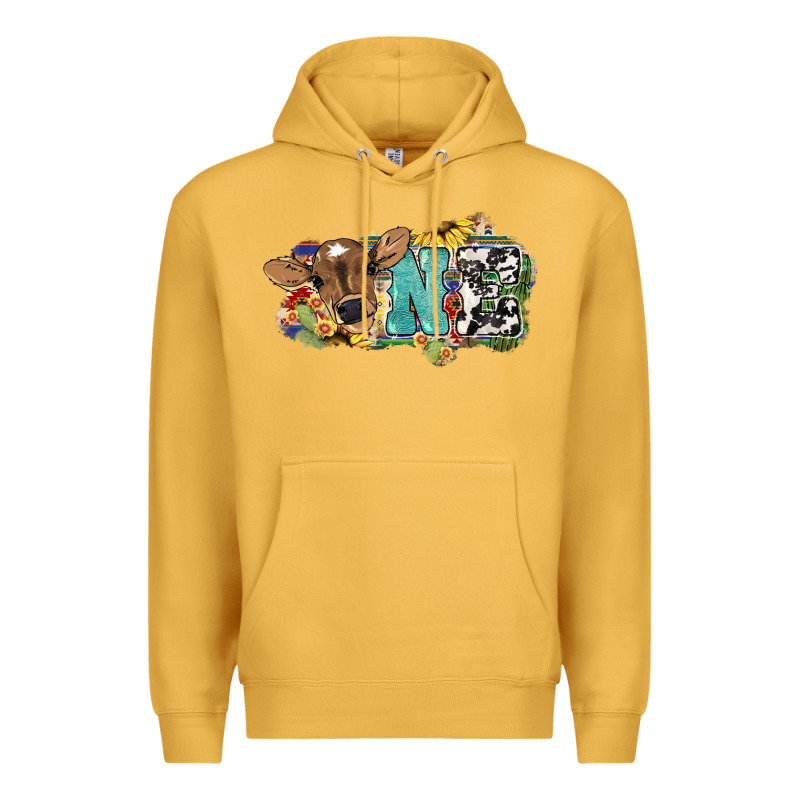 One Baby Cow Premium Hoodie by HowdyJamesFarm | Teevron