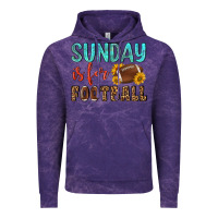 Cloud Purple sunday is for football Vintage Hoodie - NancyCooperArtShop